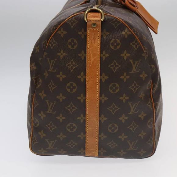 LOUIS VUITTON Monogram Keepall Bandouliere 55 Boston Bag M41414 LV Auth 95973 - Picture 4 of 16